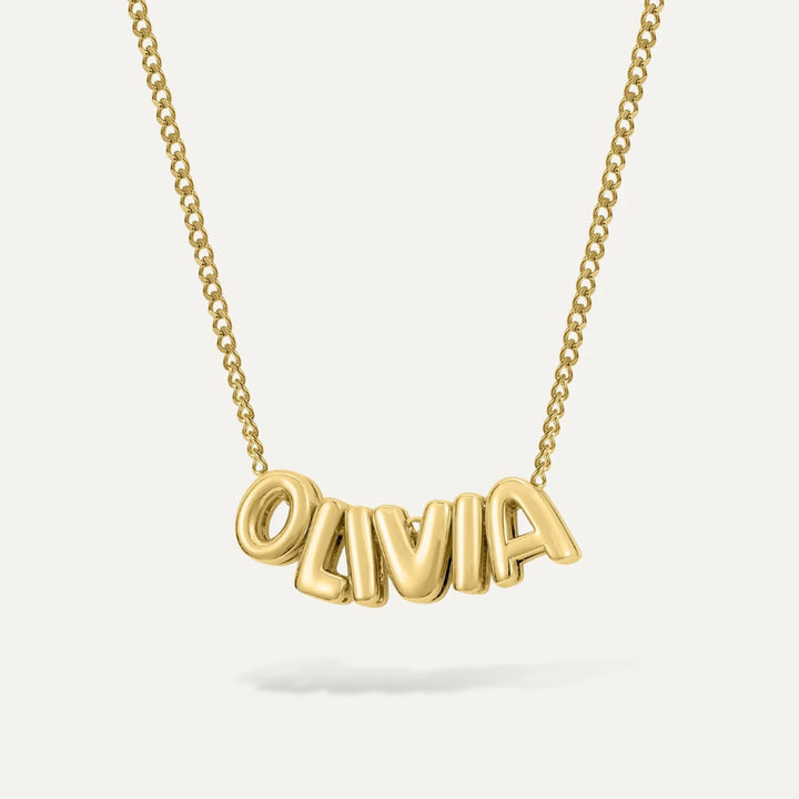 Bubble Name Necklace